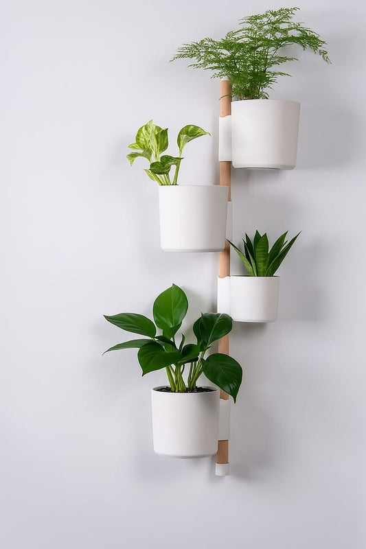 🌿 3D Printed Rail Wall Planter – Modern Vertical Plant System 🌿