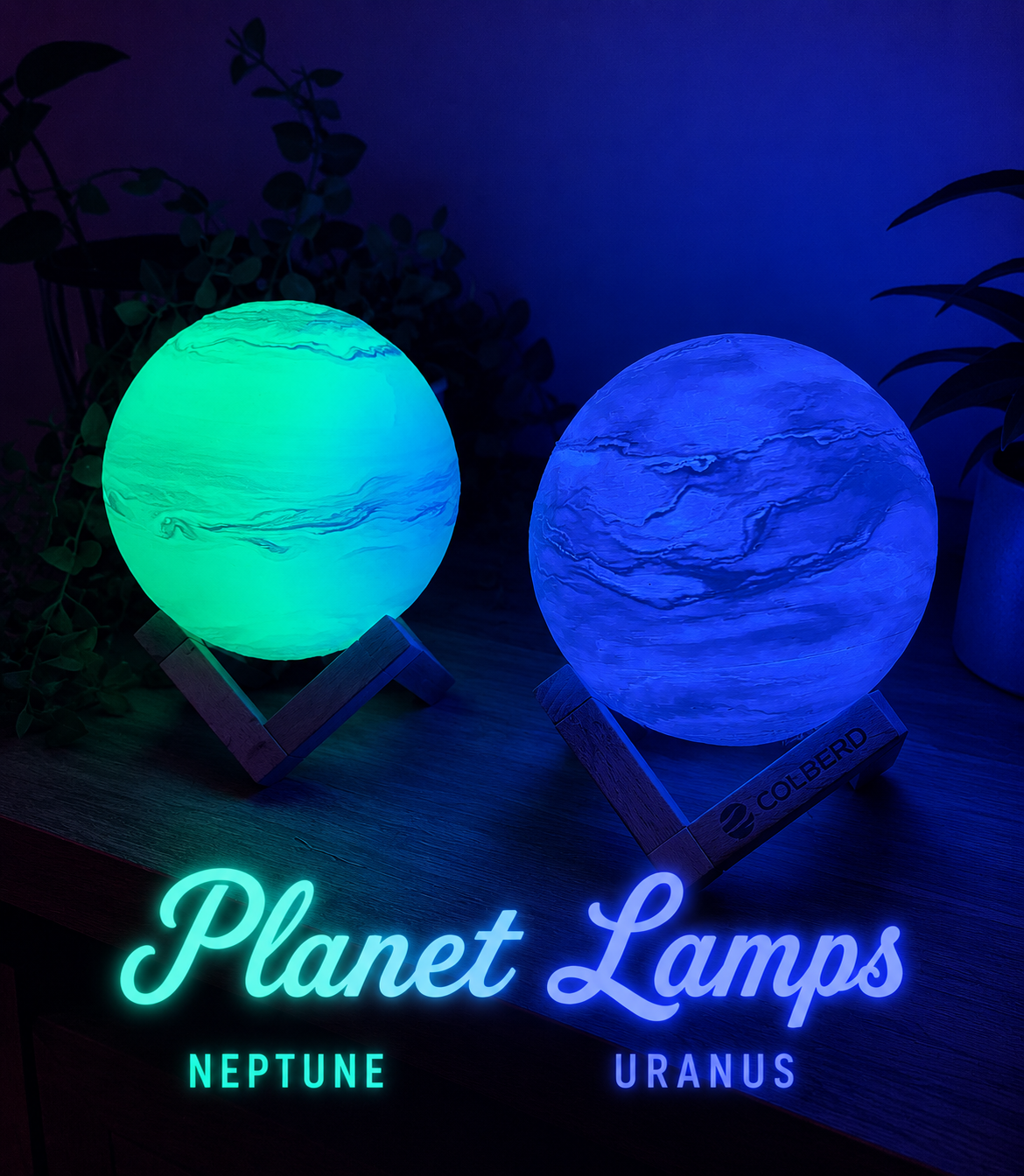 🌍🪐 3D Printed Planet Lamps – Real NASA Data Space Lamps 🚀✨